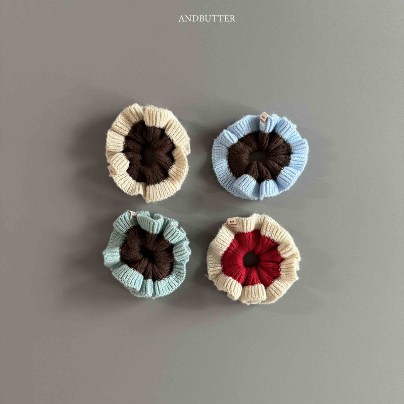 【予約】Knit Scrunchies  / andbutter