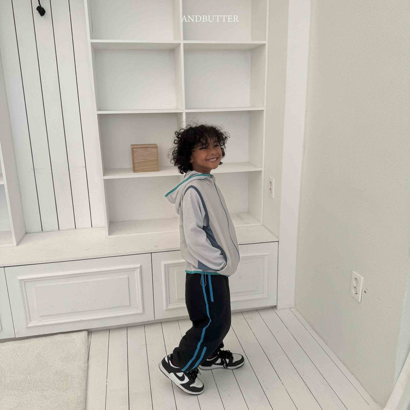 【予約】ダブルラインパンツ / andbutter(S-JM)투라인 절개