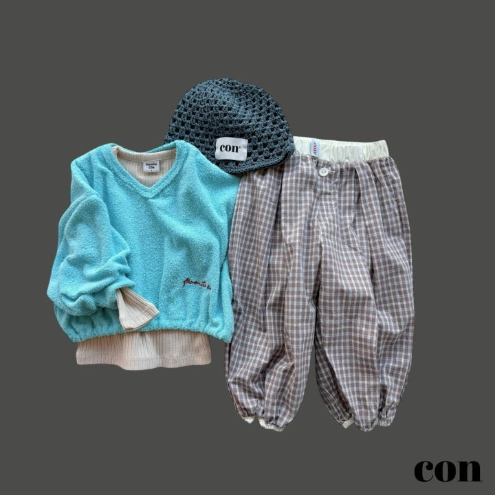 【予約】v 刺繍ニットトップス / con. (XXS-M)