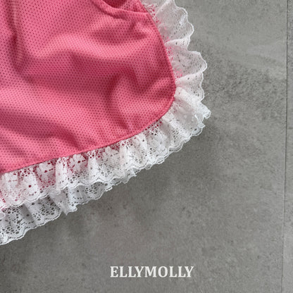 【予約】mesh frill half pants / ellymolly 5-15号