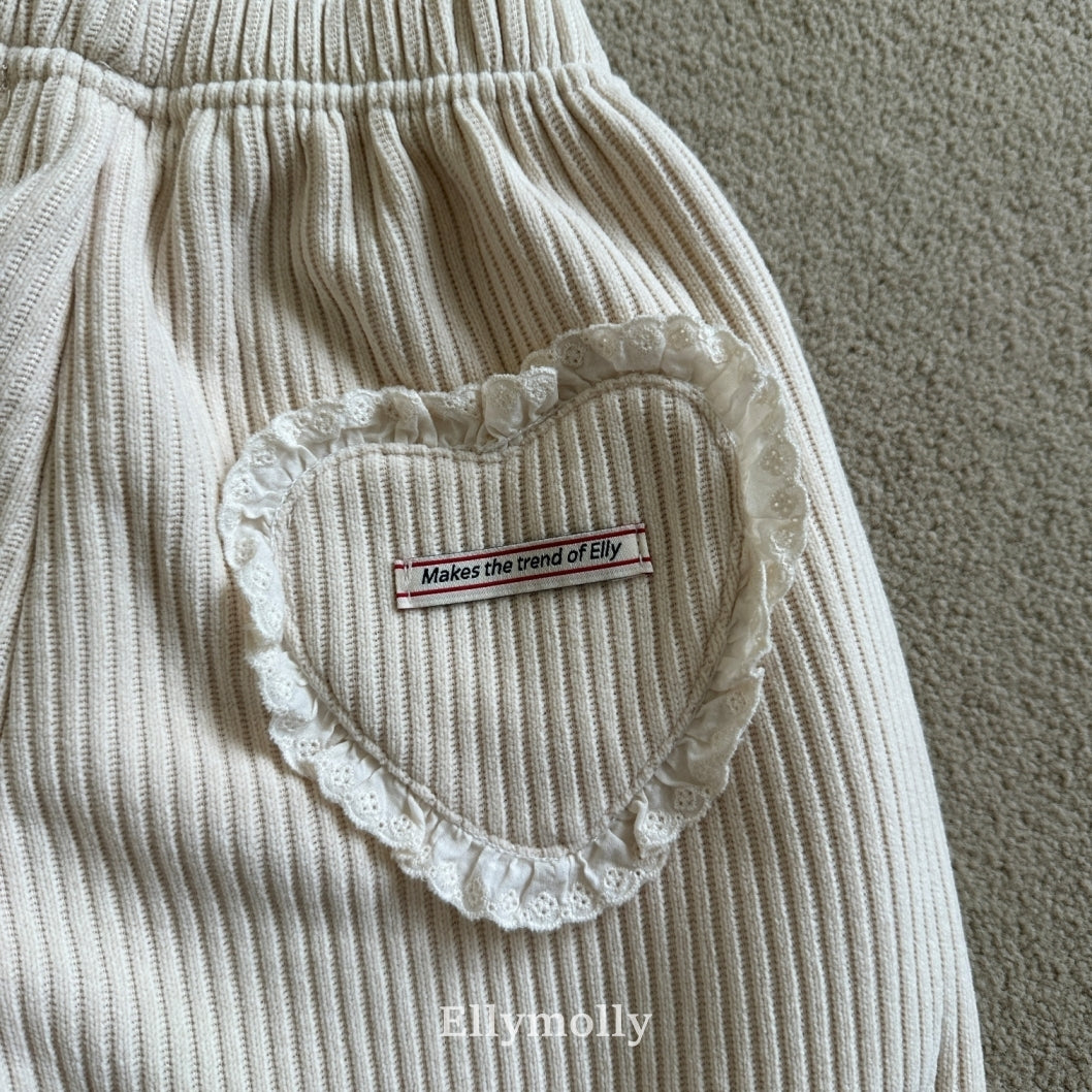 【予約】heart cozy jogger / ellymolly (5-19号)