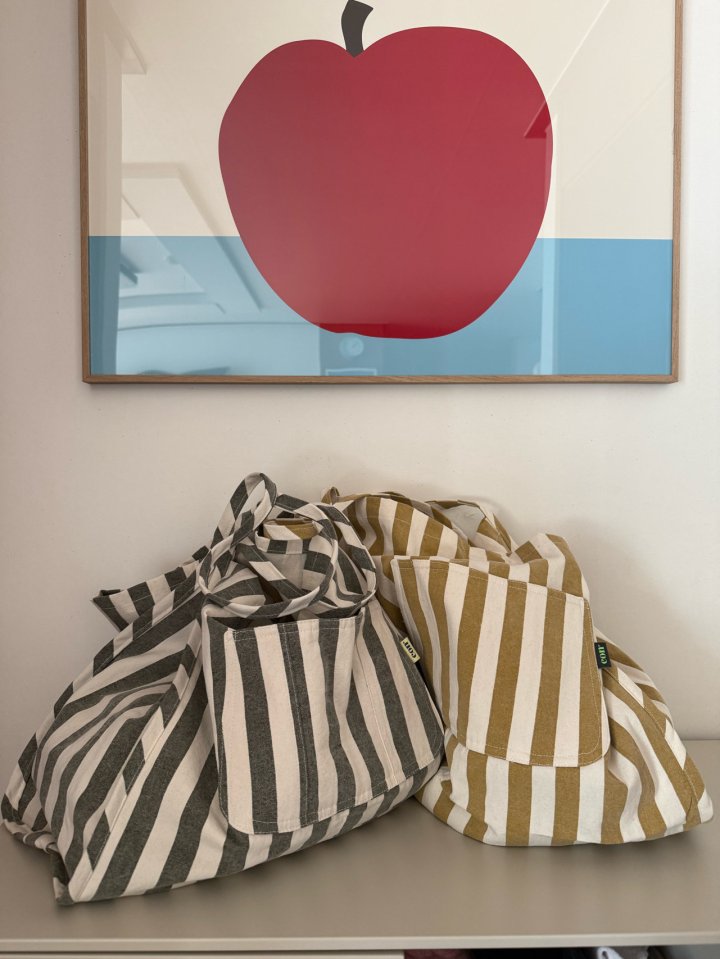 【予約】con. ストライプバッグ / con. (XXS-M)맘백