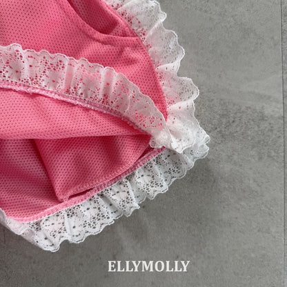 【予約】mesh frill half pants / ellymolly 5-15号