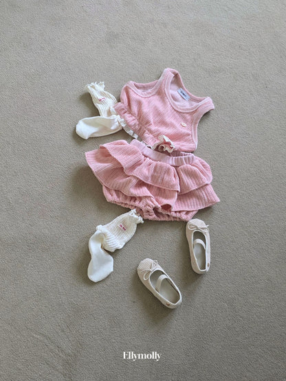 【予約】Bello crunch vest / ellymolly (5-15号)