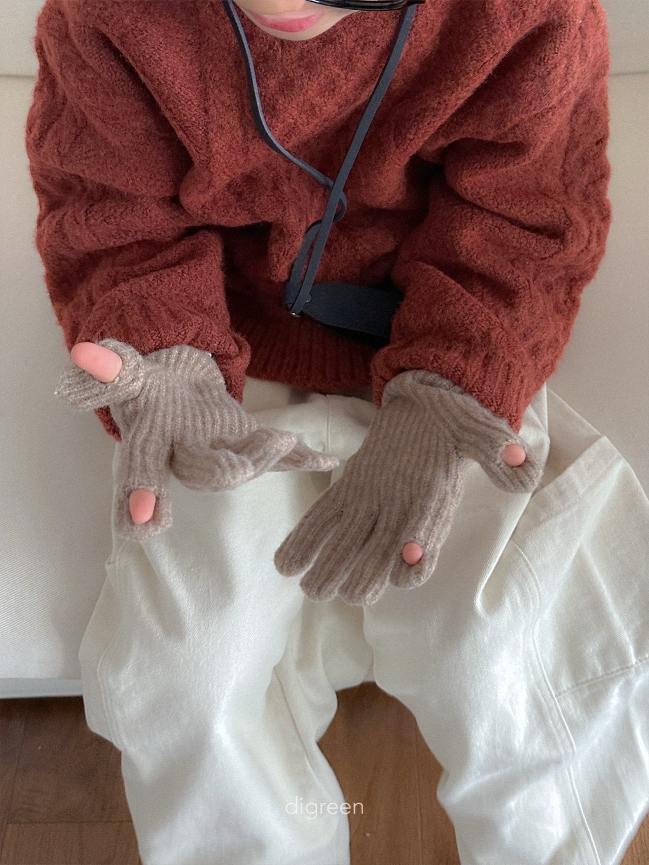 【予約】wool Winnie Glove  /  digreen