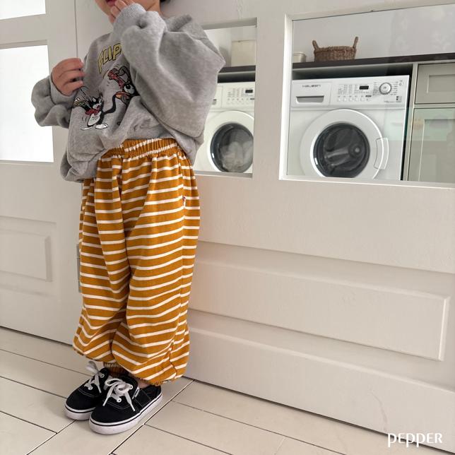 【予約】ヨヨボーダージョガー　/ pepper (XS-XL)