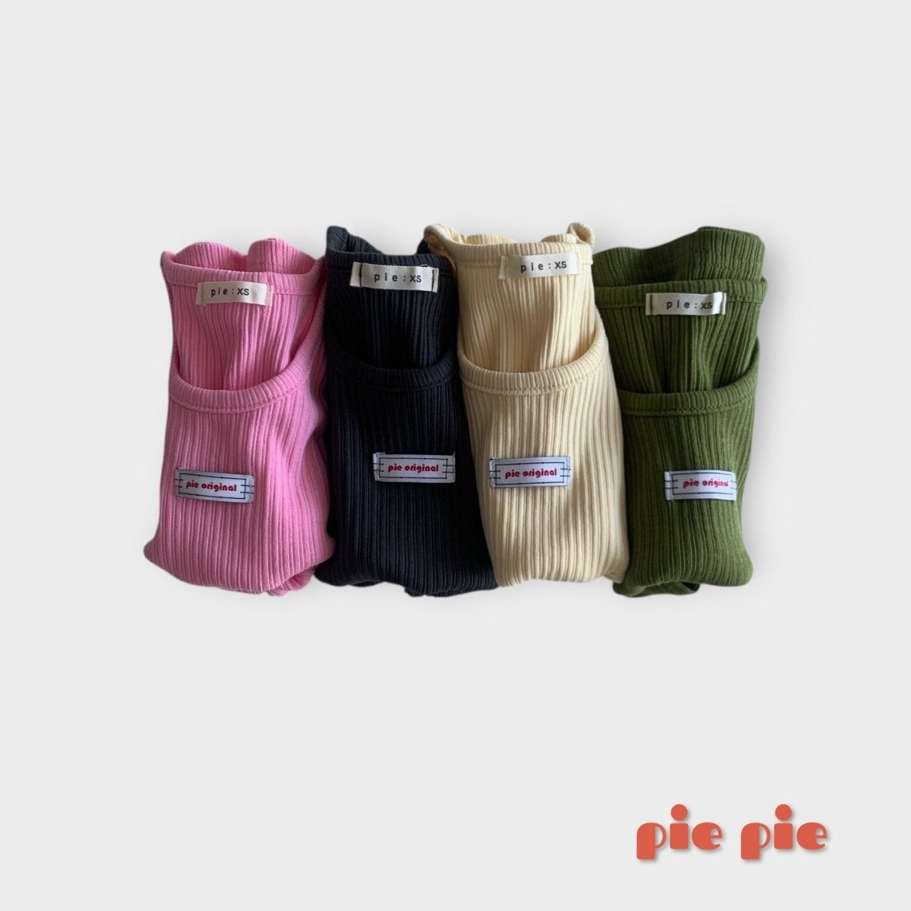 【予約】カラータンクトップ / pie (XS-XL) 말랑나시