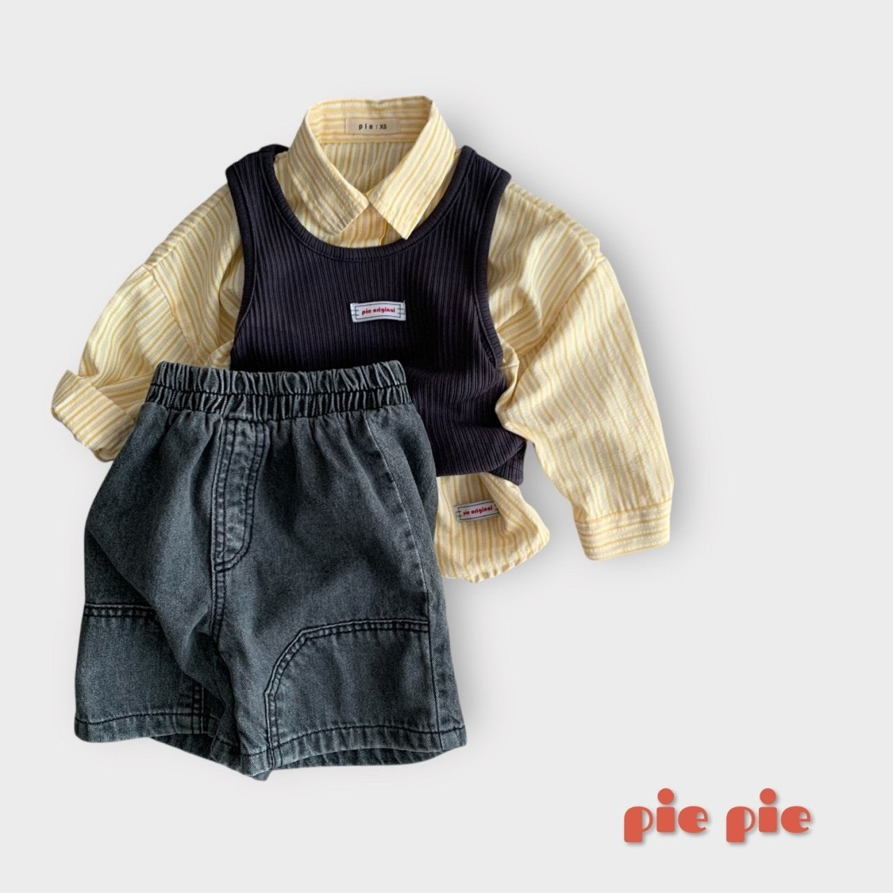 【予約】カラータンクトップ / pie (XS-XL) 말랑나시