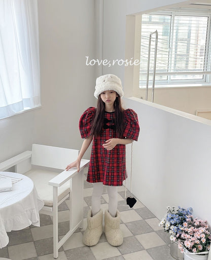 【予約】vivian check one-piece / love rosie (S-2XL)