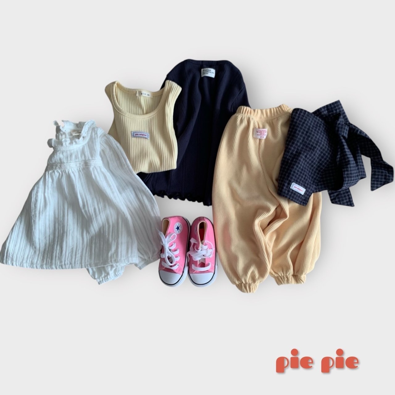 【予約】カラータンクトップ / pie (XS-XL) 말랑나시