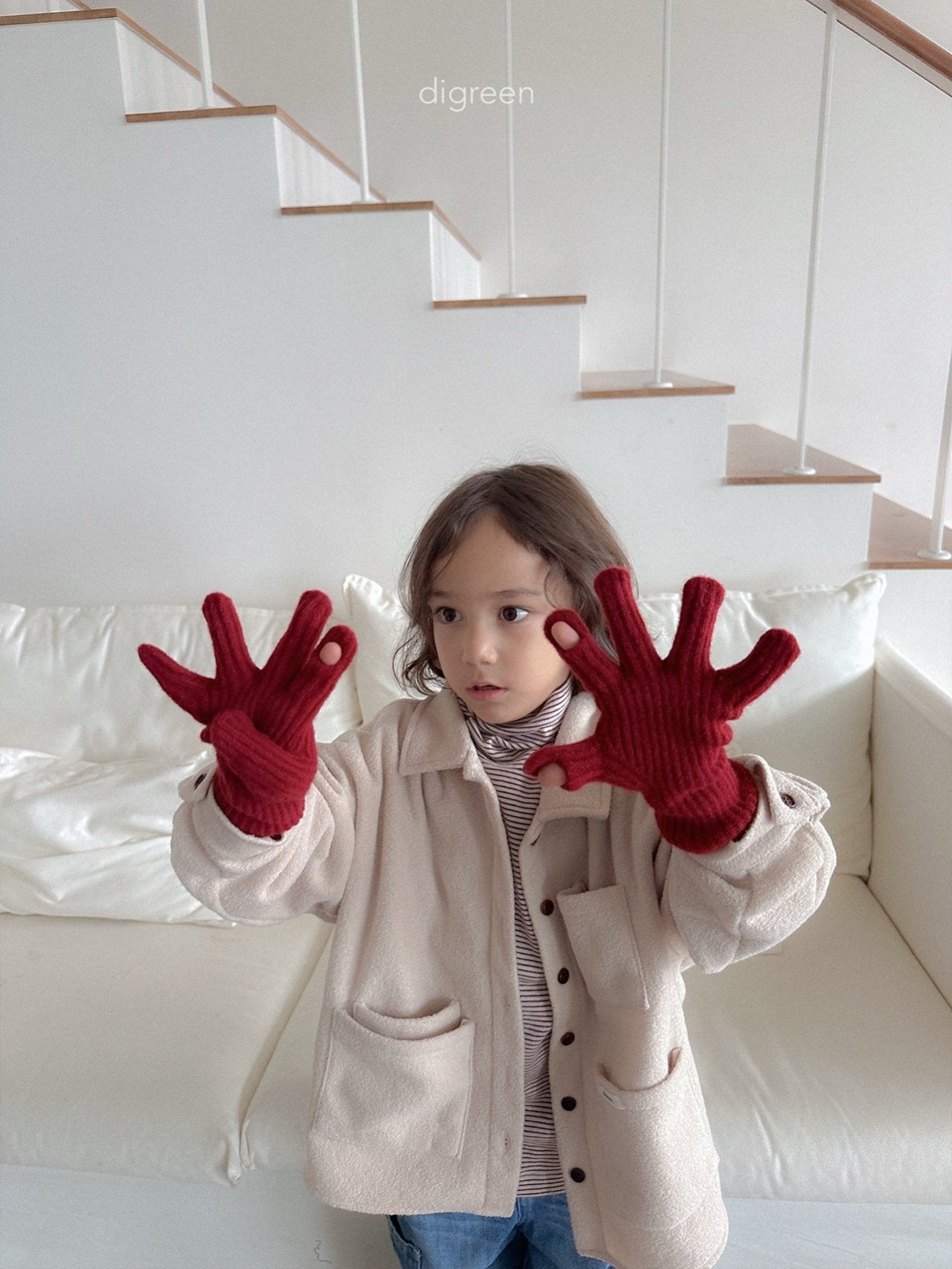 【予約】wool Winnie Glove  /  digreen