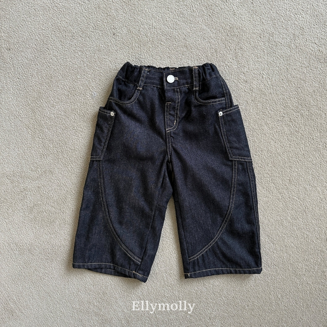 【予約】rivet curve denim pt / ellymolly (5-19号)