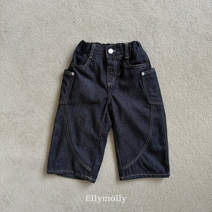 【予約】rivet curve denim pt / ellymolly (5-19号)