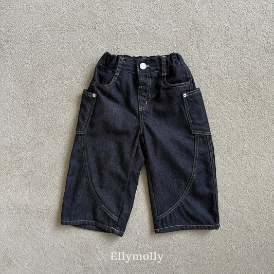 【予約】rivet curve denim pt / ellymolly (5-19号)