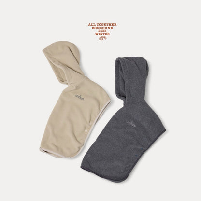 【予約】fleece poncho  / boneoune (XS-JL)