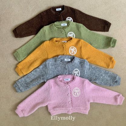 【予約】Fuzzy hug cardigan / ellymolly (5-19号)
