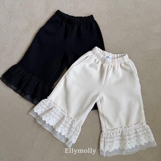 【予約】creamy lace pants / ellymolly (5-15号)