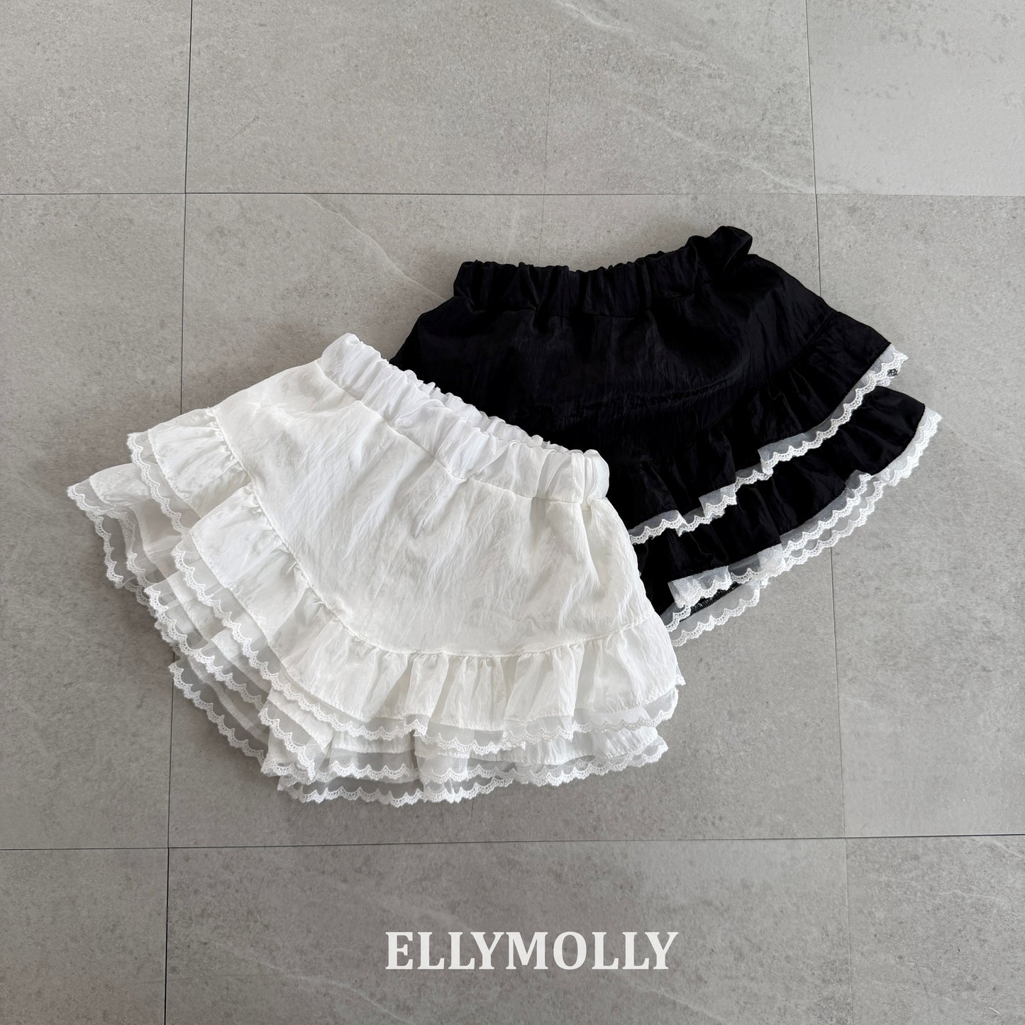 【予約】silk layered skirt / ellymolly 5-15号