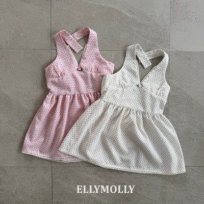 【予約】dot halter one-piece / ellymolly5-15号