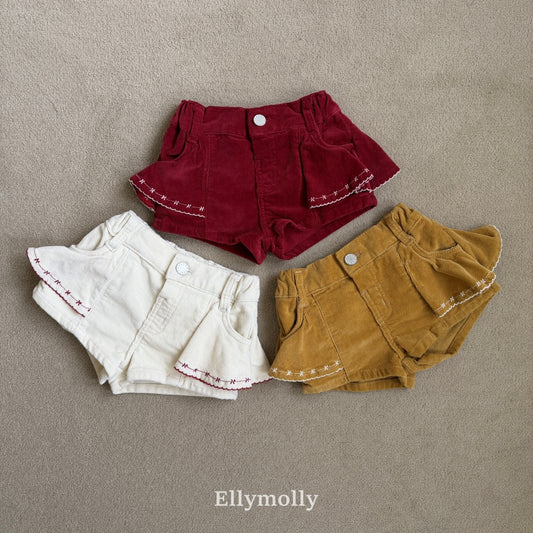 【予約】rosie frill mini pants / ellymolly (5-15号)