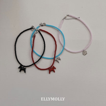 【予約】Beads Necklace / ellymolly 말 구슬목걸이
