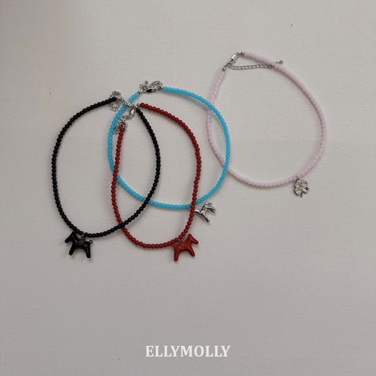 【予約】Beads Necklace / ellymolly 말 구슬목걸이