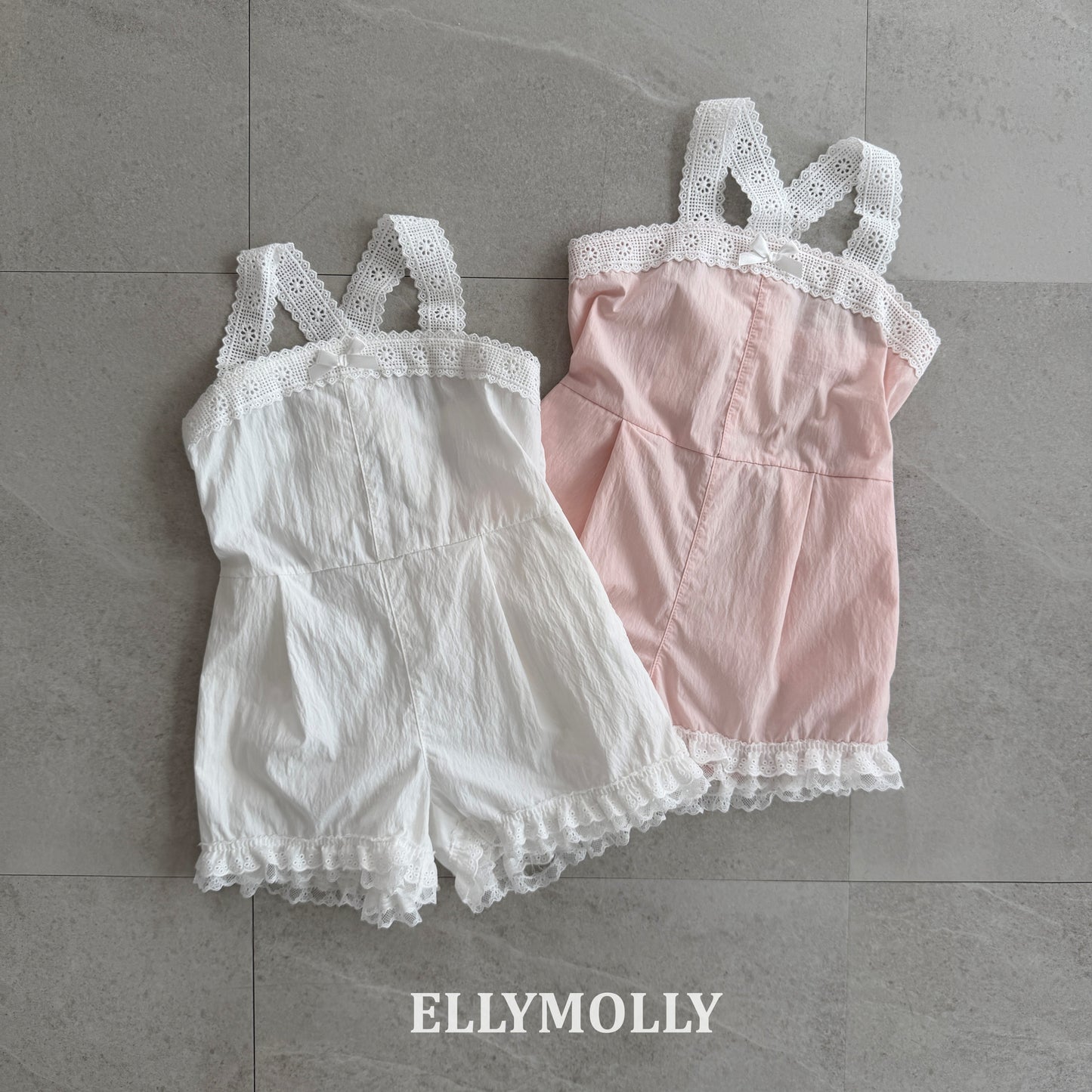 【予約】pure lace rompers / ellymolly5-15号