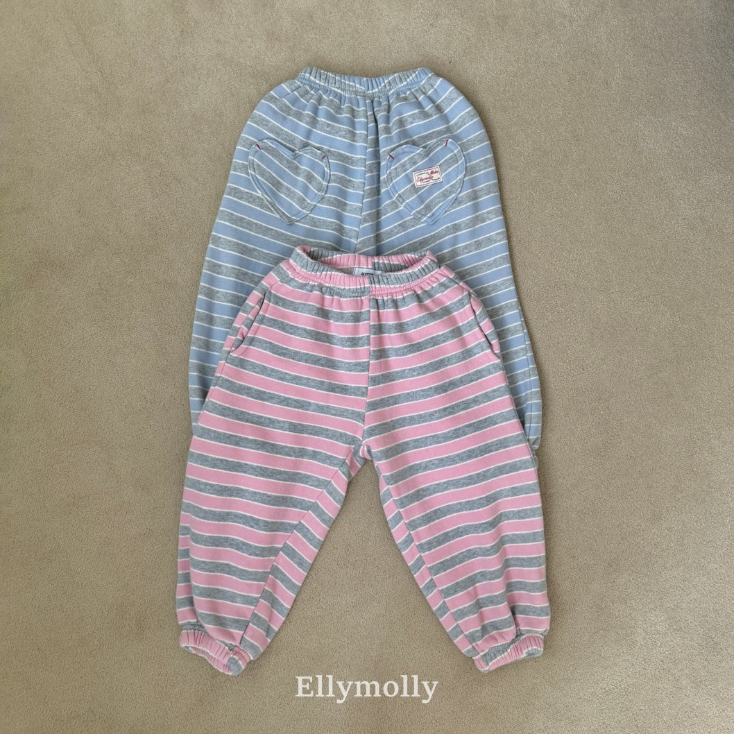 【予約】gray heart jogger pt / ellymolly (5-19号)