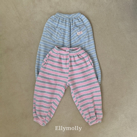 【予約】gray heart jogger pt / ellymolly (5-19号)