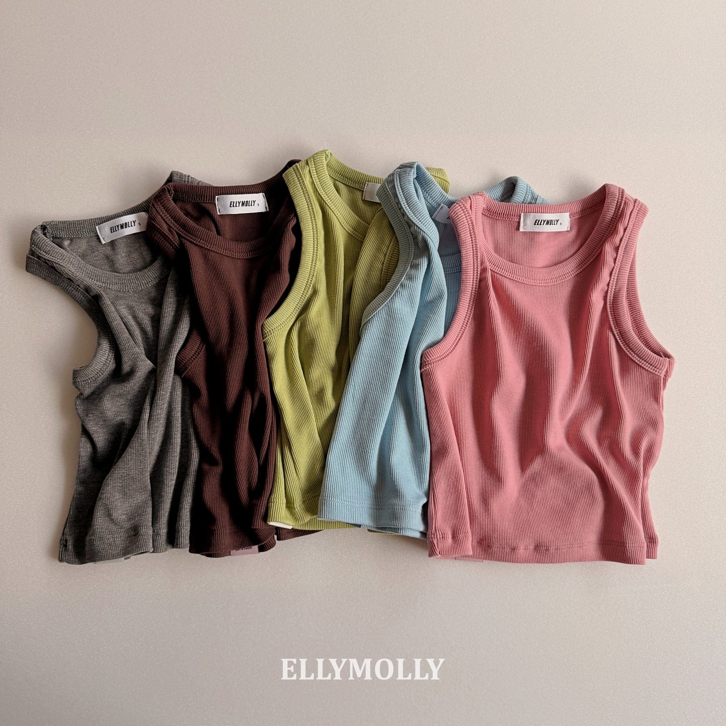 【予約】layered sleeveless / ellymolly(5-15号)슬라임 레이어드