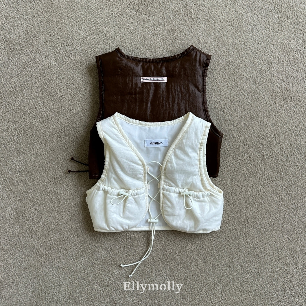 【予約】fouryou padding vest / ellymolly (5-15号)