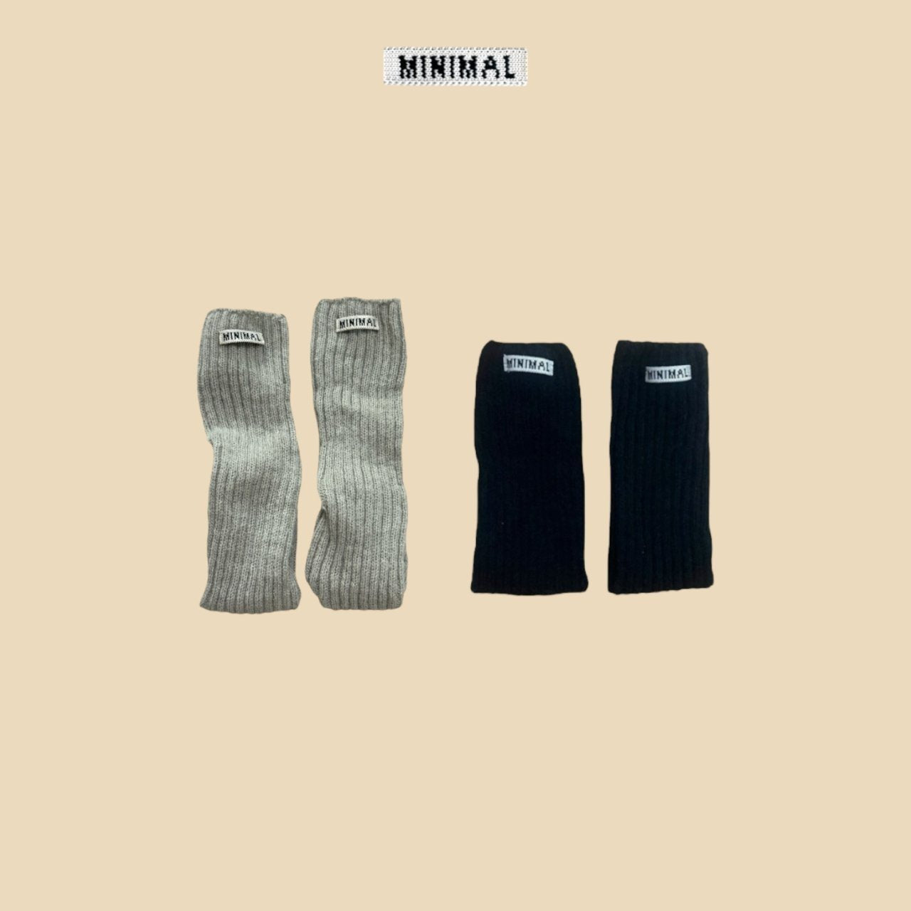 【予約】logo foot warmer  / minimal