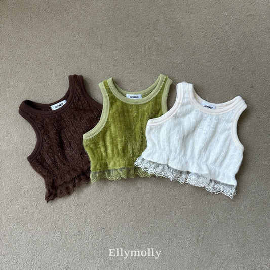 【予約】blooming knit vest / ellymolly (5-15号)