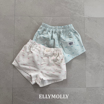 【予約】ribbon shorts / ellymolly 5-15号