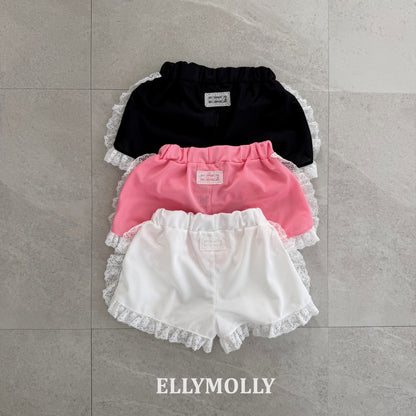 【予約】mesh frill half pants / ellymolly 5-15号