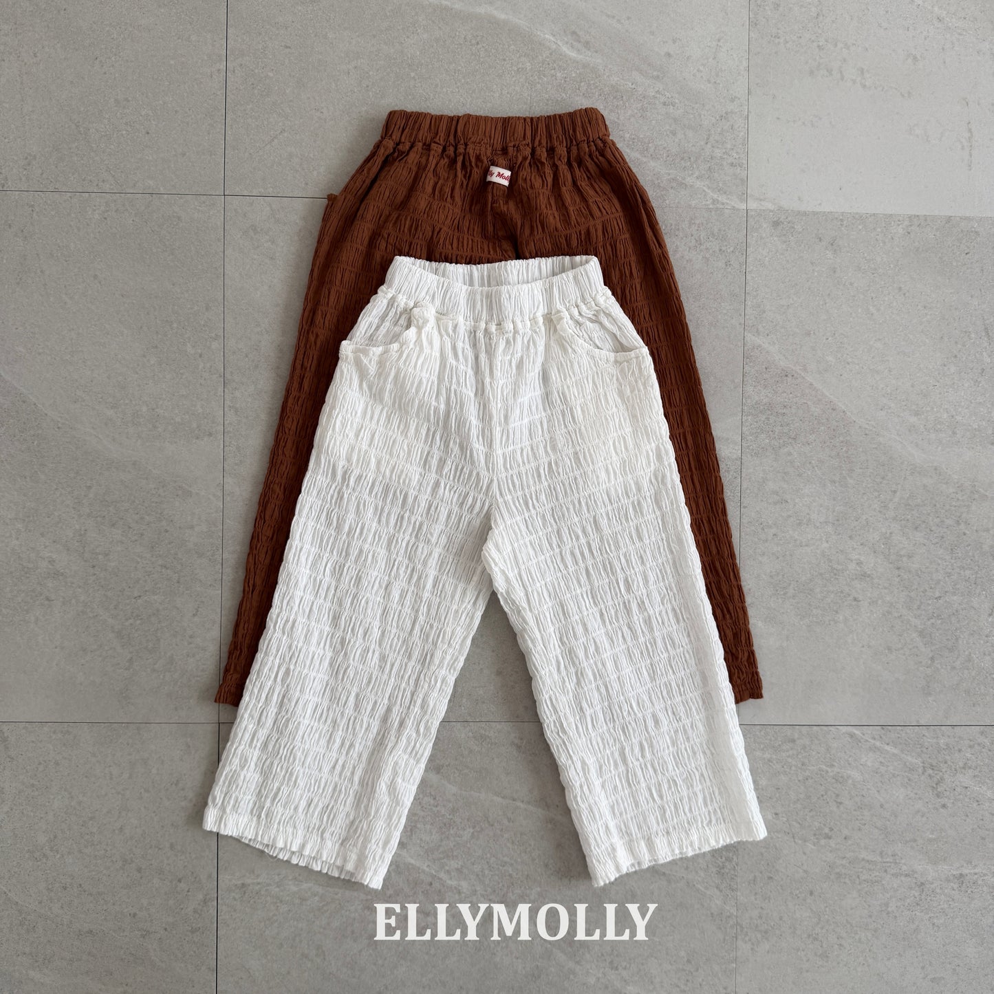 【予約】popcorn wide pants / ellymolly5-15号마