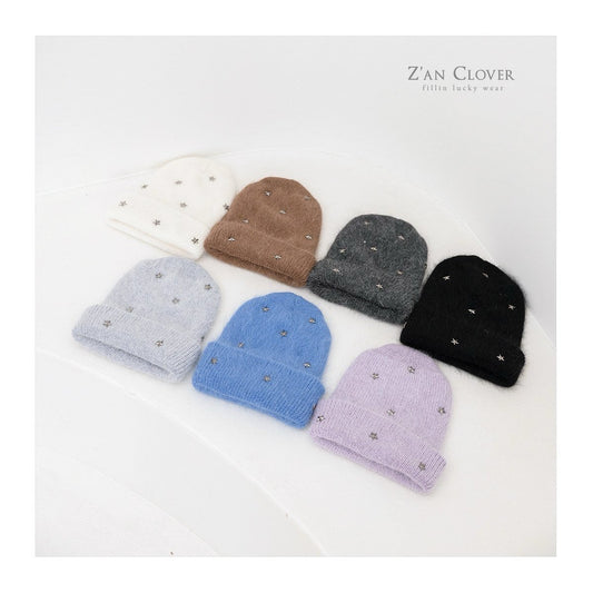 【予約】angora star beanie /  zanclover