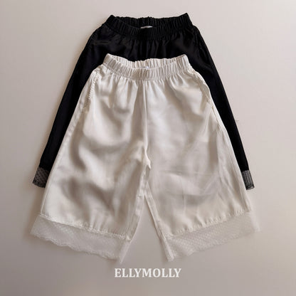 【予約】Swing lace pants / ellymolly5-15号스윙레이스