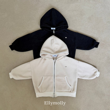【予約】cozy rib hood zipup/ ellymolly (5-19号)
