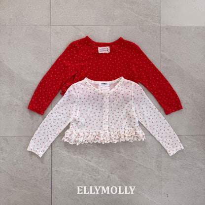 【予約】days frill cardigan / ellymolly5-15号 데이즈 프릴