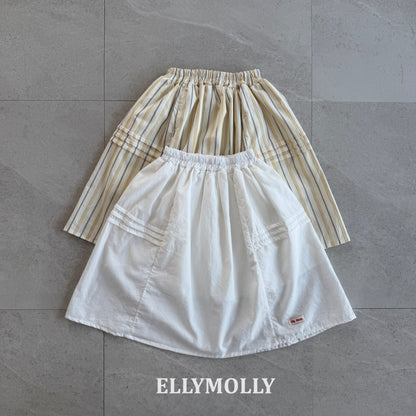 【予約】Blanche long skirt / ellymolly 5-15号 블랑쉬롱sk