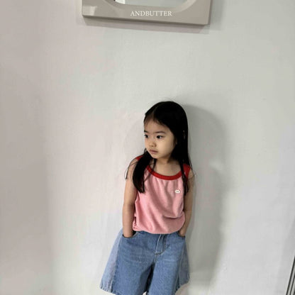 【予約】double-strap sleeveless / andbutter(S-JM)