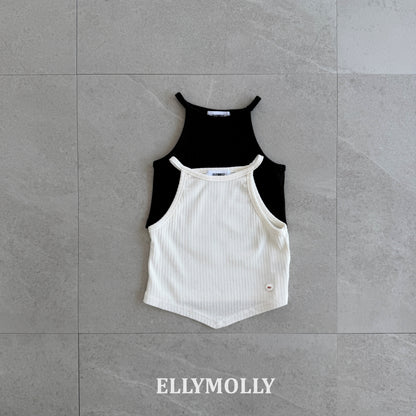 【予約】V cut sleeveless / ellymolly 5-15号클린 브이