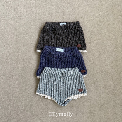【予約】muffin wool knit pants / ellymolly (5-15号)