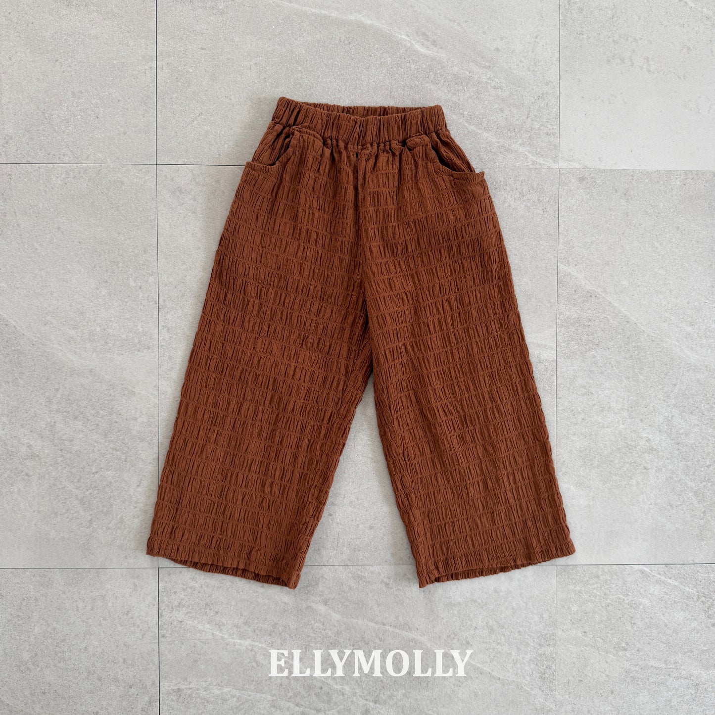 【予約】popcorn wide pants / ellymolly5-15号마