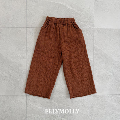 【予約】popcorn wide pants / ellymolly5-15号마