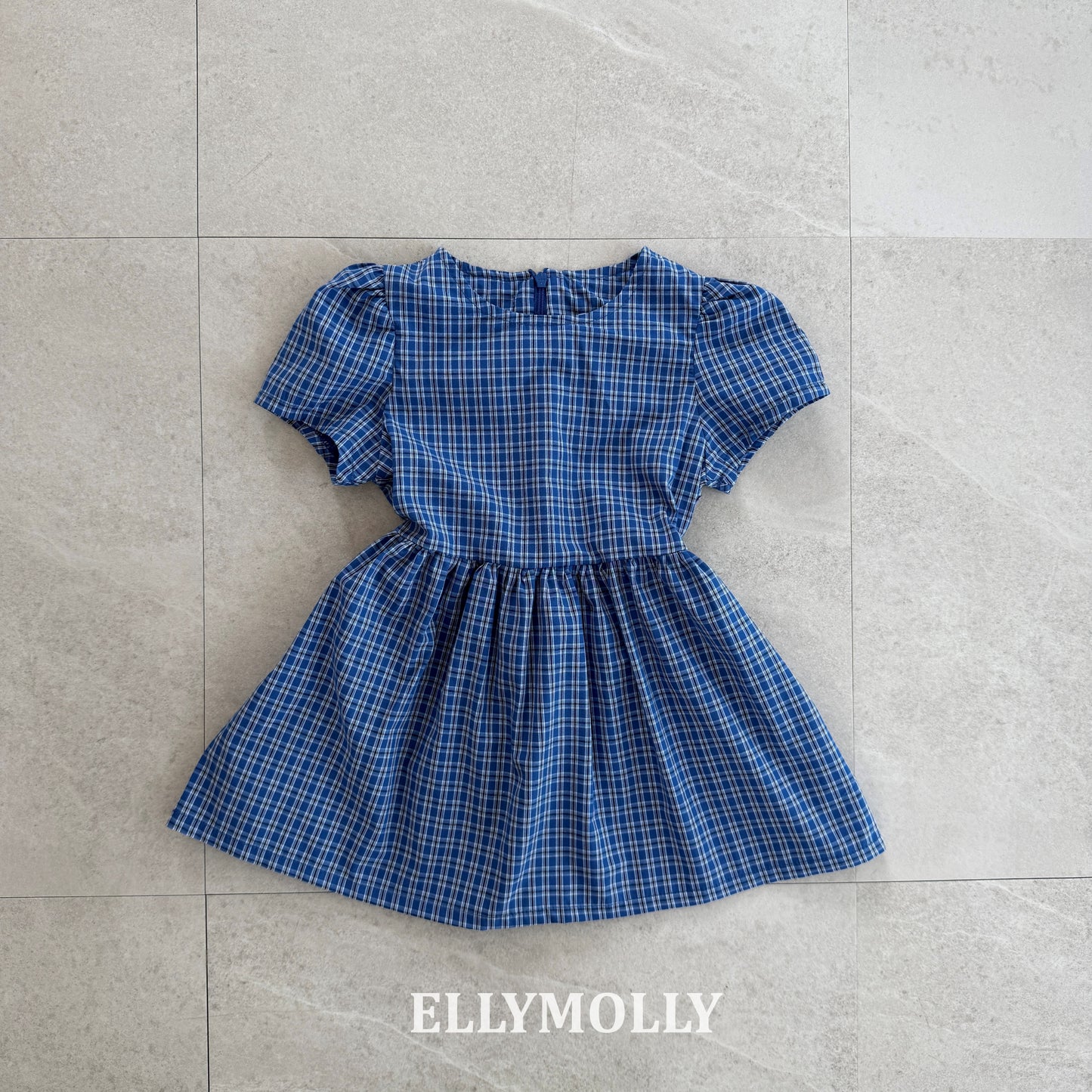 【予約】mellow check one-piece / ellymolly5-15号