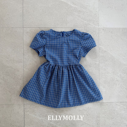 【予約】mellow check one-piece / ellymolly5-15号