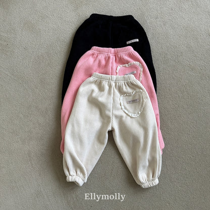 【予約】heart cozy jogger / ellymolly (5-19号)