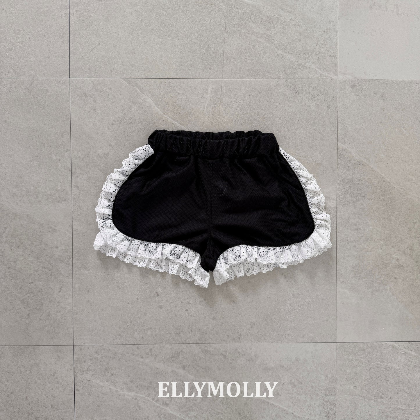 【予約】mesh frill half pants / ellymolly 5-15号